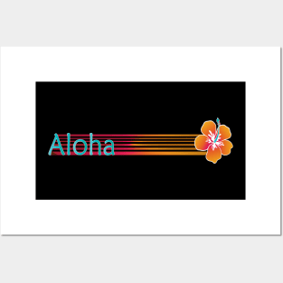 Aloha Hawaiian Hibiscus Posters and Art